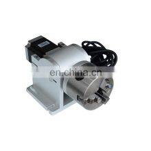 Rotary Axis 80mm Max for Fiber Laser Marking Machine 20w 30w 50w Fiber Laser Metal Laser Engraving Machine