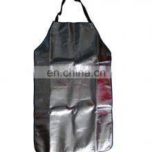 Aluminized Apron PFR Radiant Heat Resistant Leather Apron
