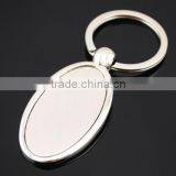 Oval zinc alloy metal brand keychain car brand keychain oval brands key ring