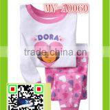 Lovely Cute Walmart Girl's Cotton Parallel Pajamas MY-A0060 thumbnail-1