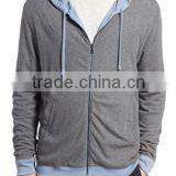 Custom Cotton Full Zip Mens Reversible Hoodie thumbnail-4