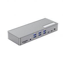 20 in 1 Thunderbolt4/USB4 Docking Station With 3 HDMI 3 DP thumbnail-2
