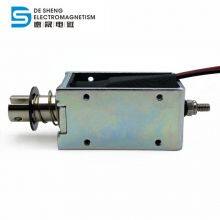 DS-1253 DC Frame Type Push Pull Solenoid Electromagnets 24v 10mm 20n Push Pull Solenoid thumbnail-3