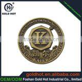 Zinc Alloy Bronze Color Character Projected Name Plate Trademark Label Sticker for Souvenir thumbnail-2