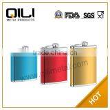 Painting Stainless Steel Hip Flask