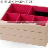 W1275I-5 Wholesale Stackable Jewelry Display Tray Cardboard Packaging Cosmetic Box