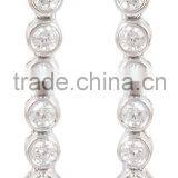 Pear & Round Shape Garnet Ring Earring Set thumbnail-2