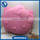 Hello Kitty Silicone Single Chain Shoulder Bag With Zipper thumbnail-1