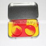 2pcs 5ml Jars 10ml Custom Metal Dab Wax Container With Silicone Inside thumbnail-3