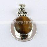 Honey Without Flowers !! Tiger's Eye 925 Sterling Silver Pendant, Handmade Silvber Jewelry, Silvber Jewelry thumbnail-3