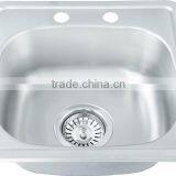380x380mm XAL3838 Single Bowl Stainless Steel Sink Hot Sale for South America thumbnail-1