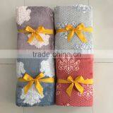 2016 New Pattern Design Burnt-out Cutting Thick Flannel Fleece Blanket thumbnail-2