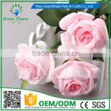 2016 Wholesale 12 PCS 8 Color Latex Artificial PU Flowers Rose Bouquet Wedding Bridal Decor Display Christmas Real Touch Flower thumbnail-2