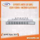 Wholesale 16,32,64 Port VoIP GSM Gateway Hosted Pbx