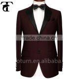 Wine Color Groom Suits Custom Made In Turkey thumbnail-1