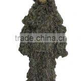Ghillie Suit Woodland Camo Hunting Camouflage 3-D Premium Hunting Camo 4 Pcs+Bag
