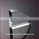 k9 Fan Shaped Laser Engraving Blank Crystals thumbnail-1