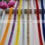 High Quality Kinds of Wide Beautiful Stretch Velvet Ribbon thumbnail-5