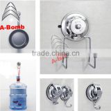 2016 A-bomb No drilling No tool No screw No rust 304 stainless steel TPU strong suction hook