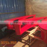 Fiberglass Moon Bench Chair 2M Long Stool Resin Furniture Fashion for Public Rest Area thumbnail-3