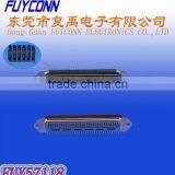 Centronic 2.16mm Centerline Connector Amphenol 32 Pairs 64 Pin Male IDC Flat Cable Connector W/o Cover