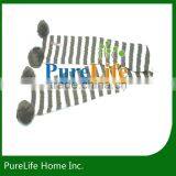 SZPLH Stripe Knit Scarf With Pom Pom thumbnail-1