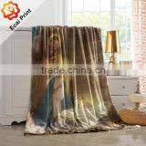 2016 Fashion Customize Heat Transfer Printed Flannel Blanket thumbnail-2