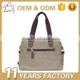 Wholesale Blank Green Canvas Tote Man Bag thumbnail-3