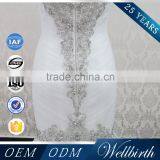 Simple Sex Crystal Wedding Dress 2016 thumbnail-5