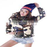814-01 Fashion Winter Short Fur Collar Women Jackets Down thumbnail-3
