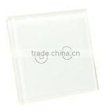 Hot Sell Cheaper Tempered Glass 2 Gang 1 Way Touch Light Switch thumbnail-6