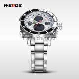Weide Watches Stainless Steel Sport Quartz Analog Digital Display Famous Brand Watches Men thumbnail-4