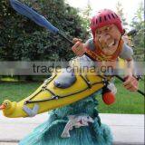 Kayak River Rafting Collectible 12 Inch Poly-resin Figurine by Warren Stratford thumbnail-2