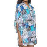China Clothing Supplier Women Wholesale Printed Thin Coat Kimono Cardigan thumbnail-2