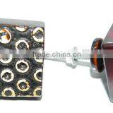 Resin Knob With Metal Fittings - 1.5 Inch Dia thumbnail-3
