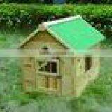 wooden dog house