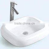 Sanitary Ware Ceramic Art Basin Square Art Basin White Bathroom Art Basin Small Wash Basin Y815