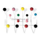 H006 Wrought Iron Wall Coat Rack thumbnail-1