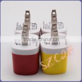 High Quality Colorful Mini USB Phone Charger 5V0.8A Single USB Travel Charger