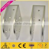 Wow!! aluminum Z shape bracket , U shape metal bracket holes drilling, punching, CNC machining/ China custom aluminum u bracket