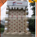 hot sell inflatable rock climbing wall, artificial climbing wall for any age