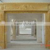 Stone Yellow Fireplace thumbnail-1