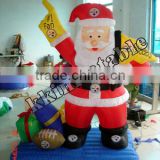 commerical giant inflatable Christmas santa claus for festival display
