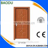 pvc plastic interior door wood panel door design