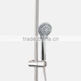 Elegant Wall Mounted Bathroom Shower Chrome Faucet thumbnail-4
