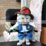 Costume Policeman Superhero Caribbean for Dog Cat Halloween Dress up thumbnail-3