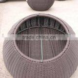 Outdoor Round Shape Stackable Wicker Sofa Set thumbnail-6