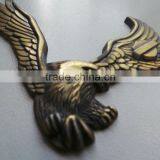 Antique Brass Metal Eagle,metal Hawk Souvenir,decorative Metal Eagles Emblem thumbnail-2