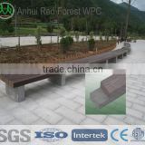 outdoor waterproof wpc marble garden bench