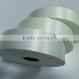 Huzhou Factory Direct Supply Satin Ribbon for Care Labels, 100% Polyester Satin Ribbon Single Side